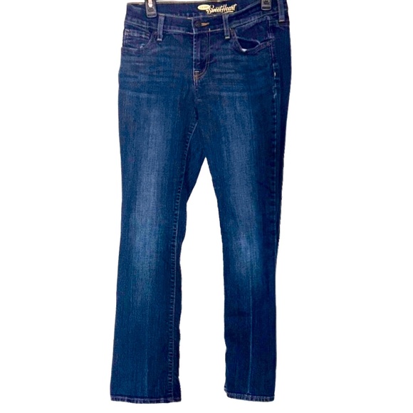 Old Navy The Sweetheart Jeans Women’s Size 4 Short Dark Wash Denim - Picture 2 of 5